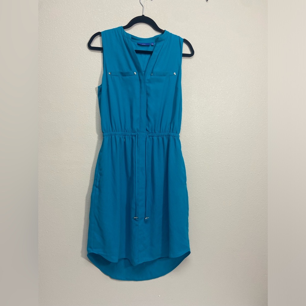 APT.9, blue, sleeveless dress.